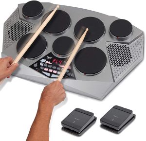 Pyle Pro Portable Tabletop Drum Kit